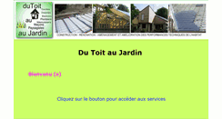 Desktop Screenshot of dutoitaujardin.fr